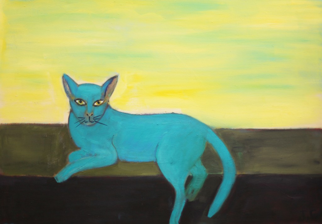 Gato Azul 100x70