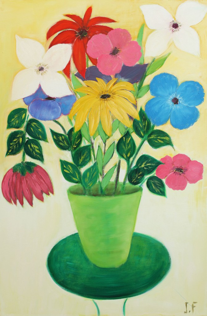 Vaso de Flores verde 80x120